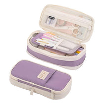 Kawaii Pencil Cases Large Capacity Pencil Bag Pouch Holder Box For Teen Students Girls - Lavender