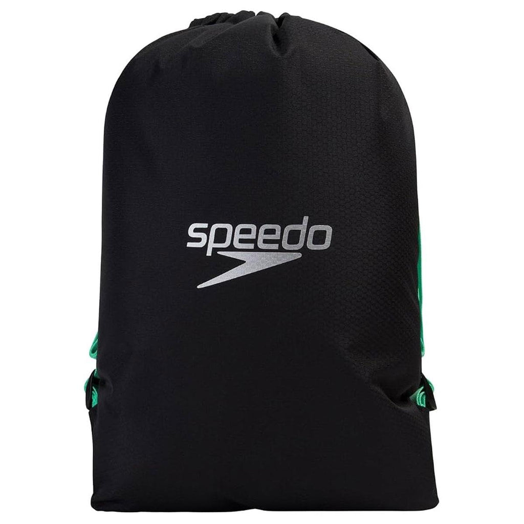 Speedo Pool Bag Unisex Swim Bag Black/Green