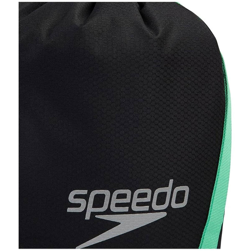 Speedo Pool Bag Unisex Swim Bag Black/Green