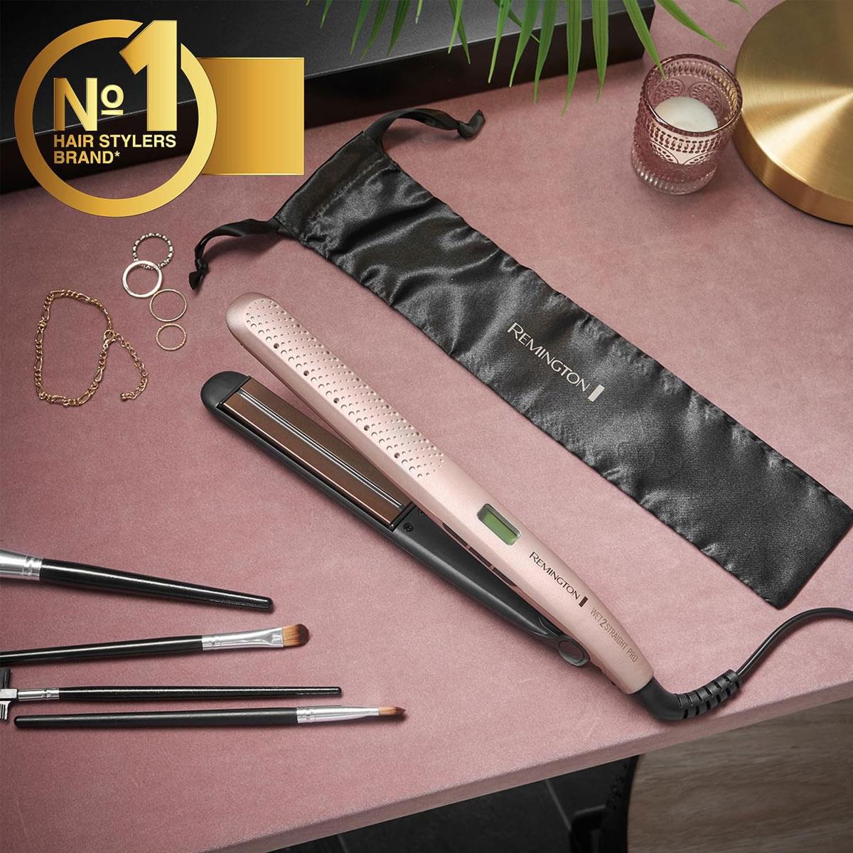 Remington Wet 2 Straight Pro Hair Straightener Bronze