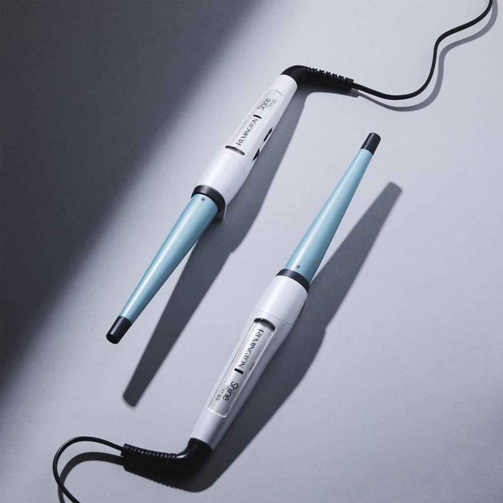 Remington Shine Therapy Hair Curling Wand Conical Barrel 13-25mm White