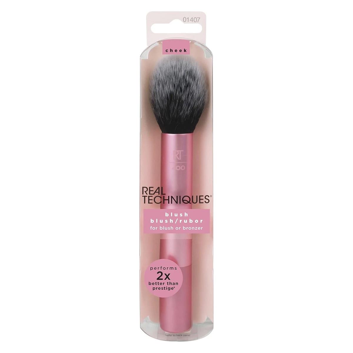 Real Techniques Ultra Plush Blush Makeup Brush Black Rose