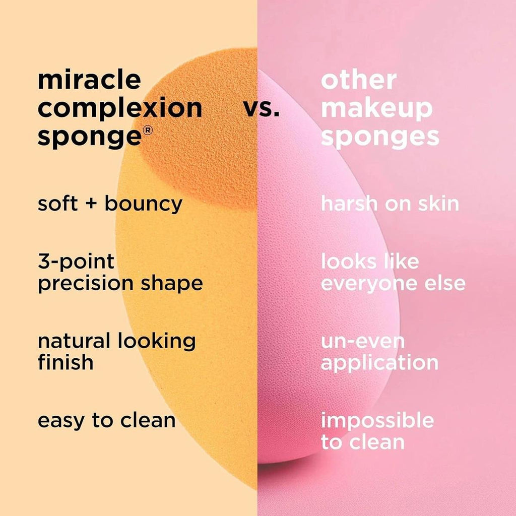 Real Techniques Ultimate Makeup Sponge Blending And Setting Trio Set