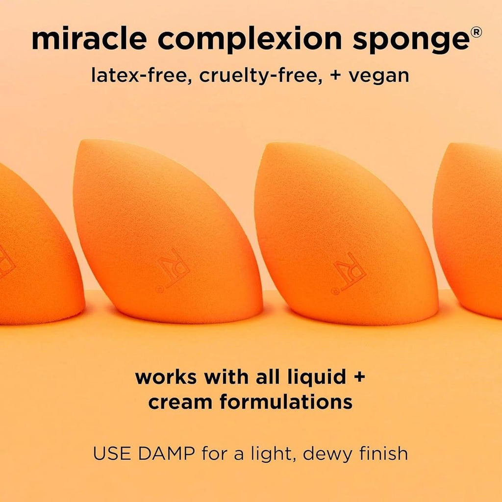Real Techniques Ultimate Makeup Sponge Blending And Setting Trio Set