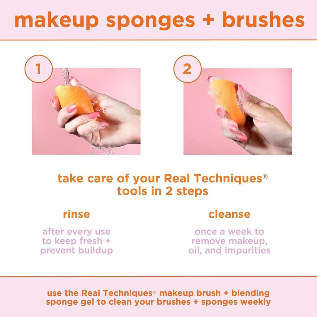 Real Techniques Miracle Powder Sponge Pink