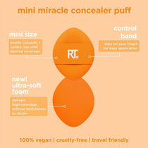 Real Techniques Mini Miracle Concealer Puff Trio Pack Orange