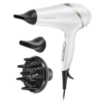 Remington Hydraluxe Hair Dryer 3 Heat And 2 Speed Settings 2 x Concentrators Diffuser 2300W White