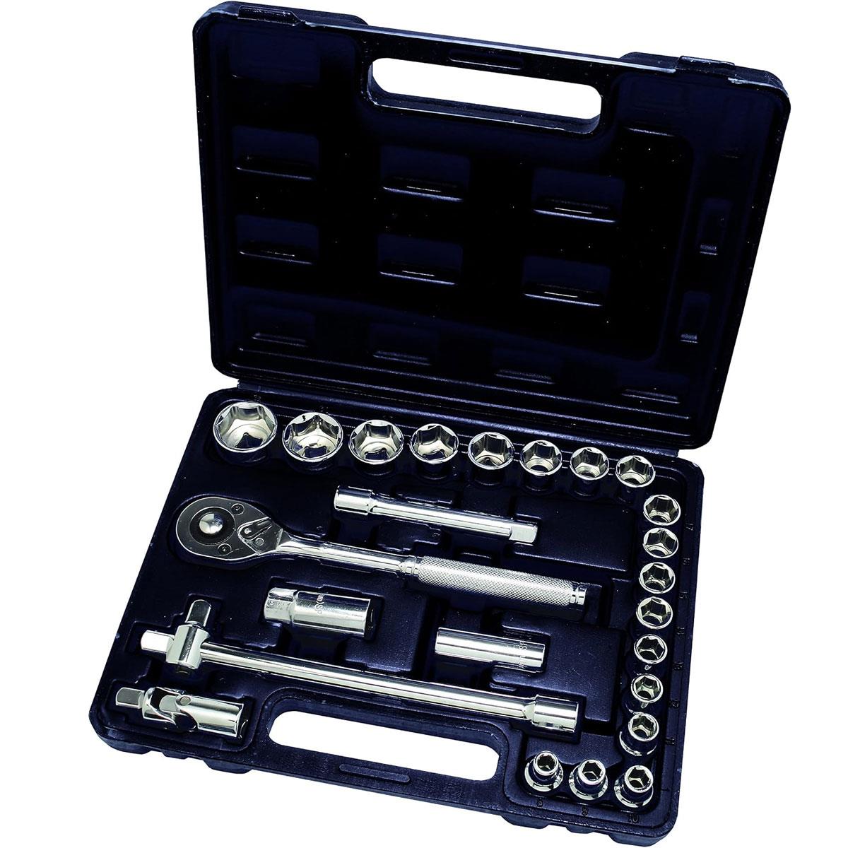 Hilka Tools 1/2 Inch Drive Socket Set Metric Silver Secondary image