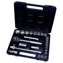 Hilka Tools 1/2 Inch Drive Socket Set Metric Silver