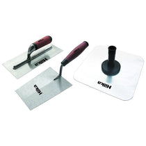 Hilka Tools Plasterers Set Plasterers Hawk Finishing Trowel & Bucket Trowels 3 Piece