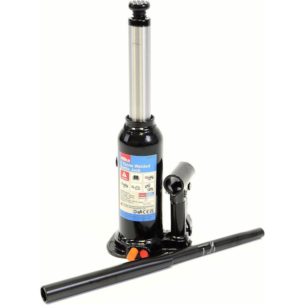 Hilka Tools 3 Tonne 188-363mm Welded Bottle Jack In Case Black