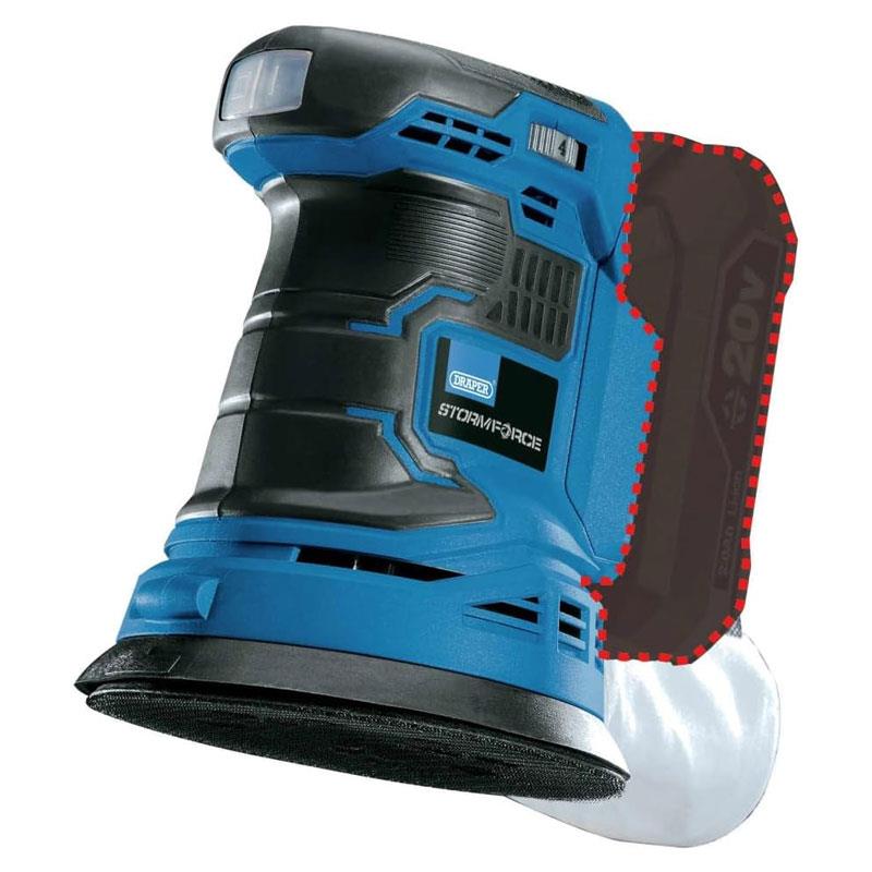 Draper Storm Force 20V Random Orbit Sander Bare Unit