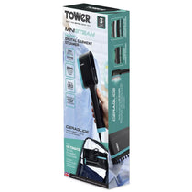 Tower Digital Handheld Garment Steamer Ceraglide Ceramic Soleplate Brush Attachment 1400W Black & Teal
