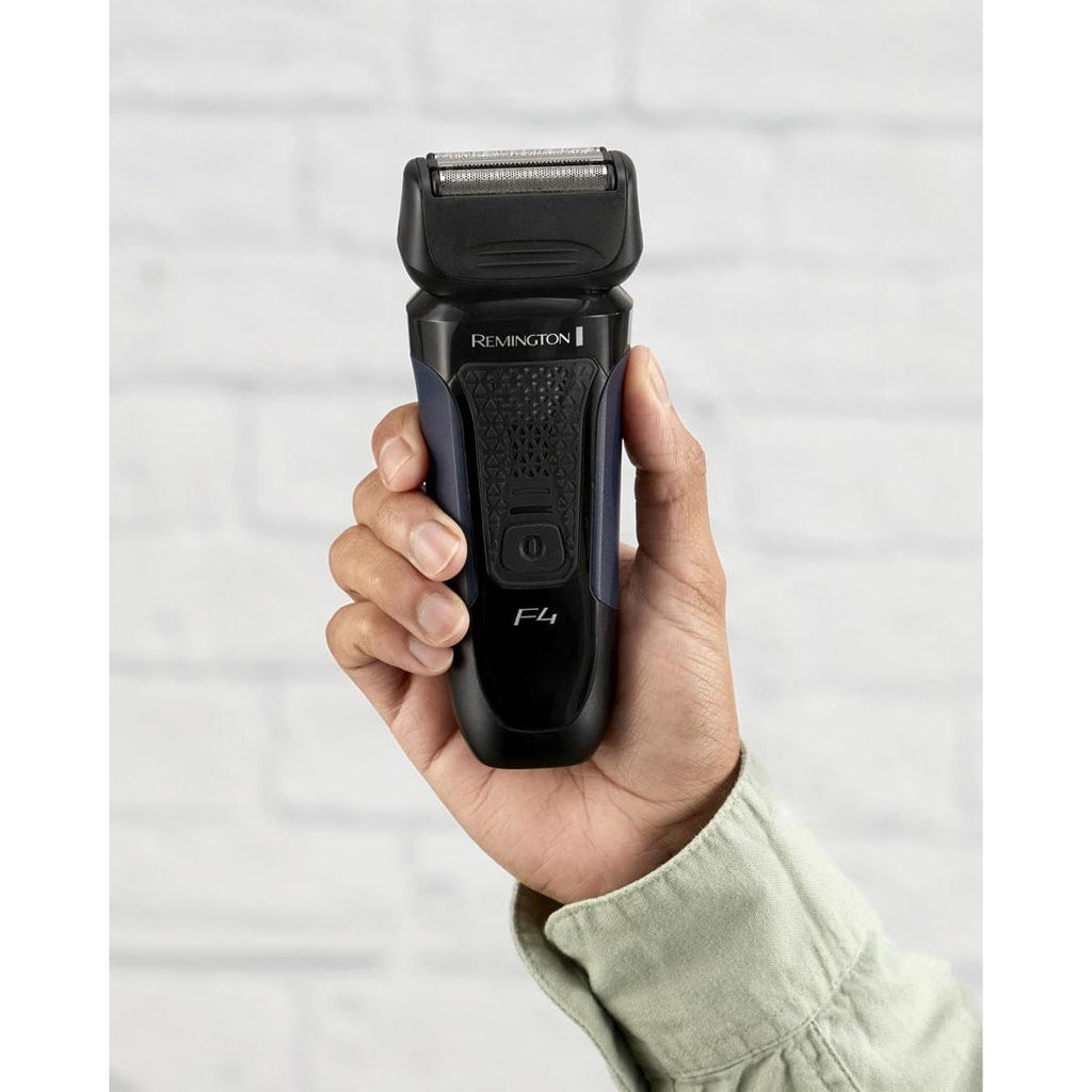 Remington F4 Men's Electric Shaver Cordless Wet & Dry Foil Shaver Flexible Cutting Pivoting Head Waterproof Black