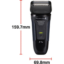 Remington F4 Men's Electric Shaver Cordless Wet & Dry Foil Shaver Flexible Cutting Pivoting Head Waterproof Black