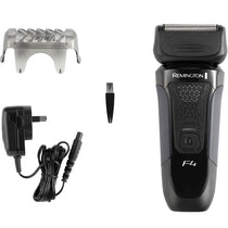 Remington F4 Men's Electric Shaver Cordless Wet & Dry Foil Shaver Flexible Cutting Pivoting Head Waterproof Black