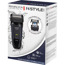 Remington F4 Men's Electric Shaver Cordless Wet & Dry Foil Shaver Flexible Cutting Pivoting Head Waterproof Black