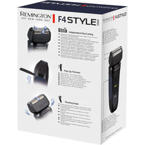 Remington F4 Men's Electric Shaver Cordless Wet & Dry Foil Shaver Flexible Cutting Pivoting Head Waterproof Black