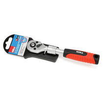 Hilka Tools 1/4 Inch Telescopic Ratchet 157 To 207mm Chrome Vanadium Steel 72 Teeth Red