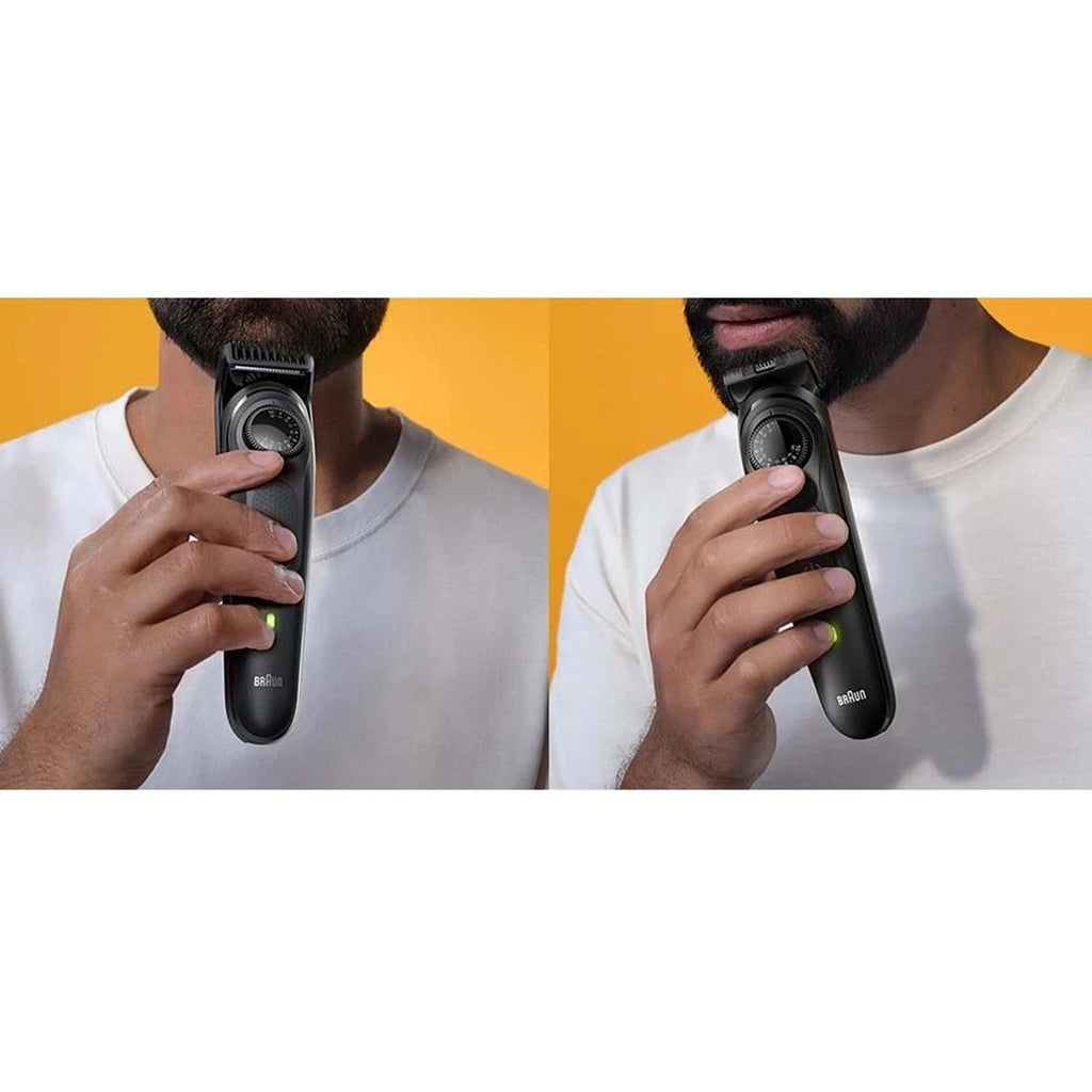 Braun Series 5 Electric Beard Trimmer 40 Length Settings 5 Accessories Ultra Sharp Blade Waterproof Black