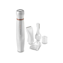 BaByliss TrueSmooth All-In-One Beauty Pen With Eyebrow Trimmer 3 Cutting Heads White