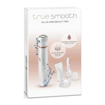 BaByliss TrueSmooth All-In-One Beauty Pen With Eyebrow Trimmer 3 Cutting Heads White