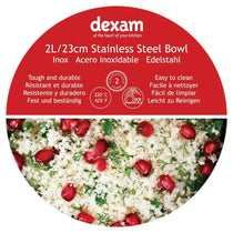 Dexam Mixing Bowl Stainless Steel 2 Litre Silver