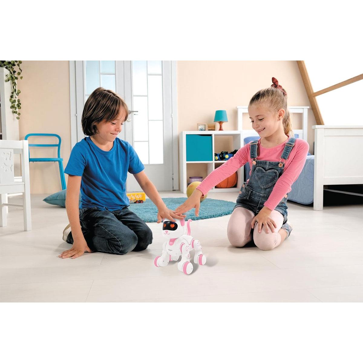 Lexibook Power Kitty Junior Programmable Smart Robot Cat Pink/White