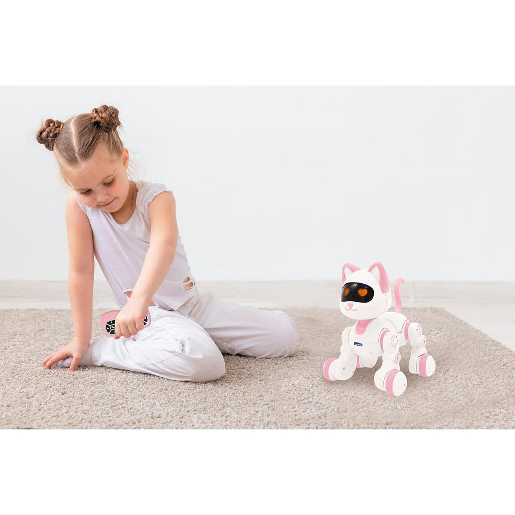 Lexibook Power Kitty Junior Programmable Smart Robot Cat Pink/White