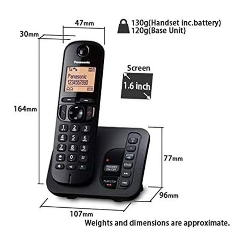 Panasonic Digital Cordless Answer Phone With Nuisance Calls Block Hands-Free Speakerphone ECO Mode Quad Handset Pack