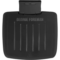 George Foreman Immersa Medium Electric Grill Toastie Panini Hot Plate BBQ Removable Control Panel Dishwasher Safe 1300W Black