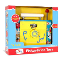 Fisher Price Classic TV/Radio Interactive Toy For Pretend Games Role Play Retro-Style Multicolour