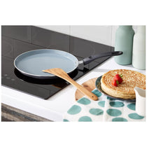 MasterClass Ceramic Non-Stick Induction-Safe Crepe Pancake Pan 24cm Black/Blue