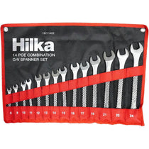 Hilka Tools Combination Spanner Set 14 Piece In Pouch Metric