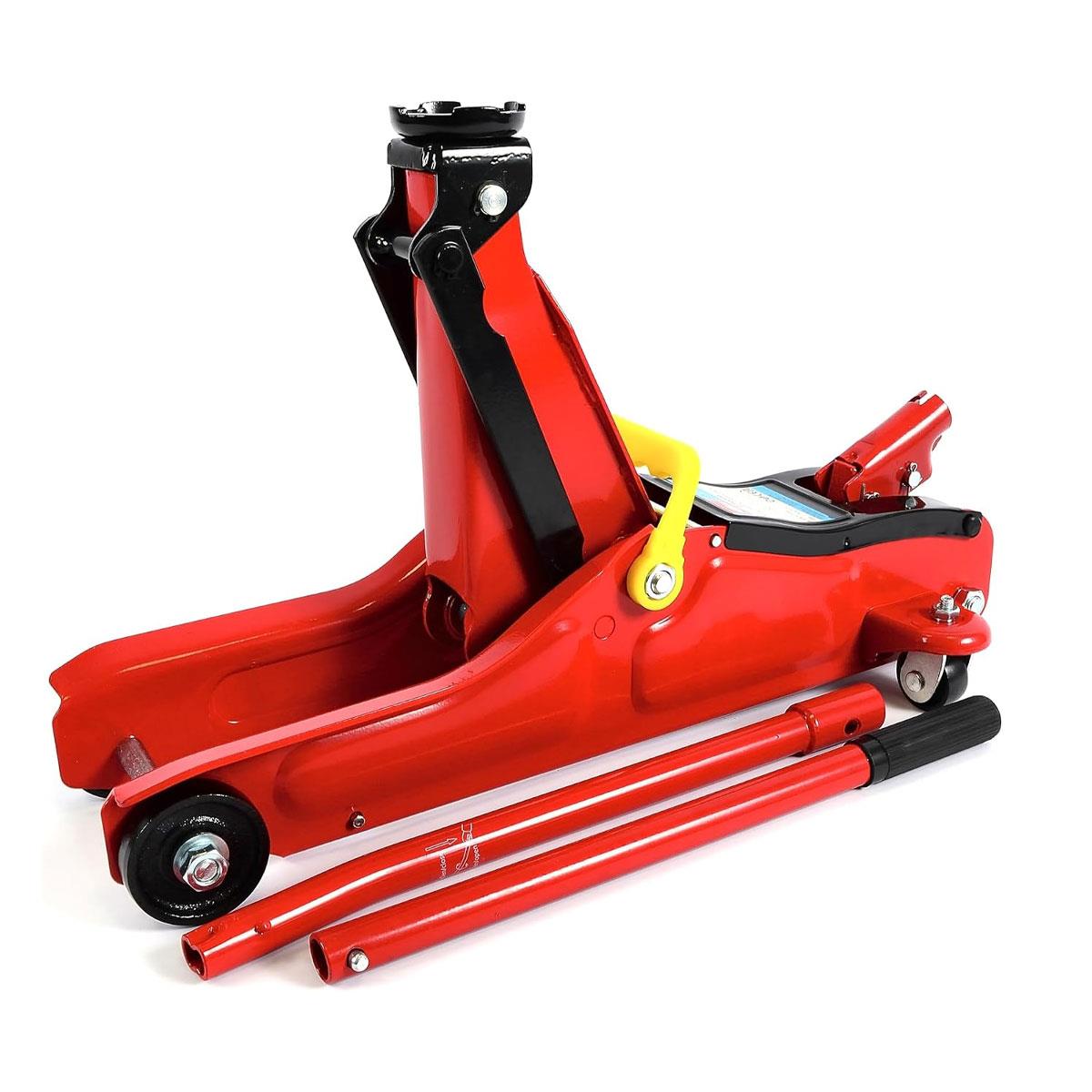 Hilka Tools 2 Tonne Low Profile Trolley Jack Red