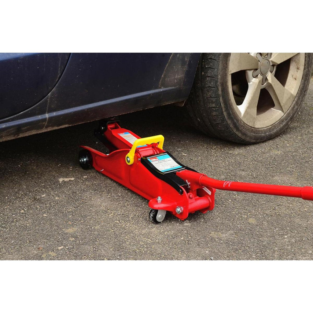 Hilka Tools 2 Tonne Low Profile Trolley Jack Red