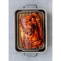 MasterClass Roasting Rack Small Stainless Steel Metallic 23 x 16.5 x 6.5cm Silver