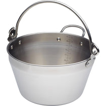 KitchenCraft Home Made Mini Maslin Pan Stainless Steel 4.5 Litre Silver