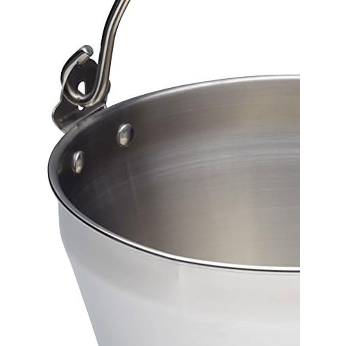 KitchenCraft Home Made Mini Maslin Pan Stainless Steel 4.5 Litre Silver