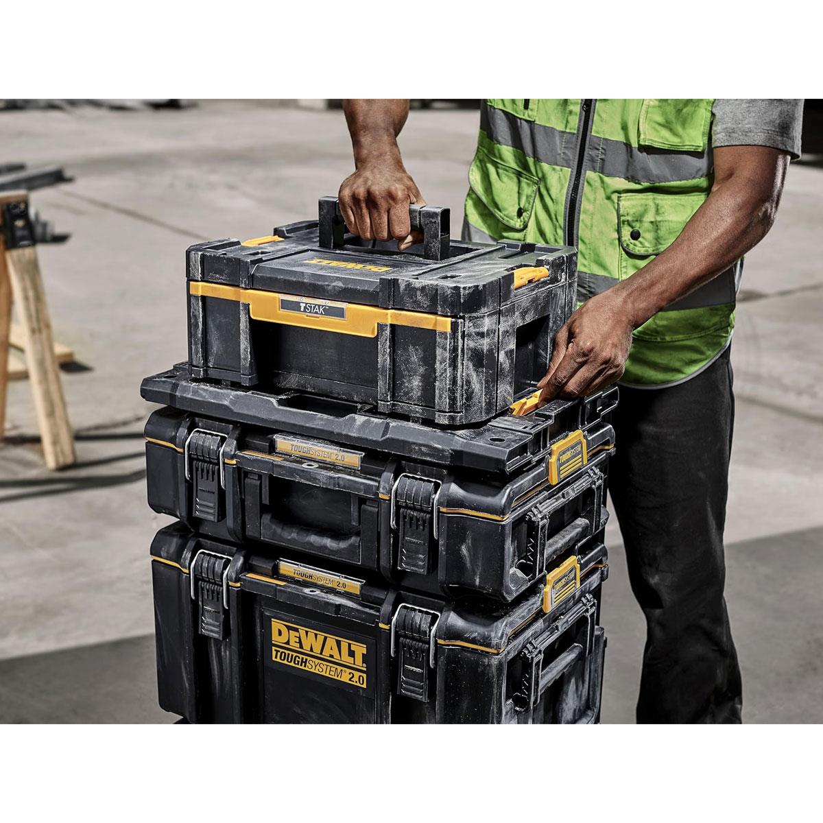 Dewalt TOUGHSYSTEM 2.0 Adaptor Plate To TSTAK Storage Cases Yellow/Black