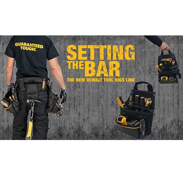 Dewalt Professional Tool Belt Suspenders Yellow/Black Secondary image