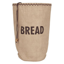 KitchenCraft Natural Elements Jute Bread Bag Drawstring Jute Cotton 34 x 17 x 42 cm Brown