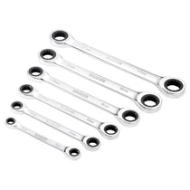 Draper HI-TORQ Metric Double Ratchet Ring Spanner Set 6 Piece
