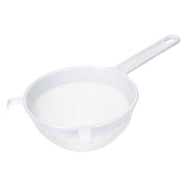 KitchenCraft Sieve Mesh Strainer Plastic Medium 15cm Heat Resistant Nylon Mesh White