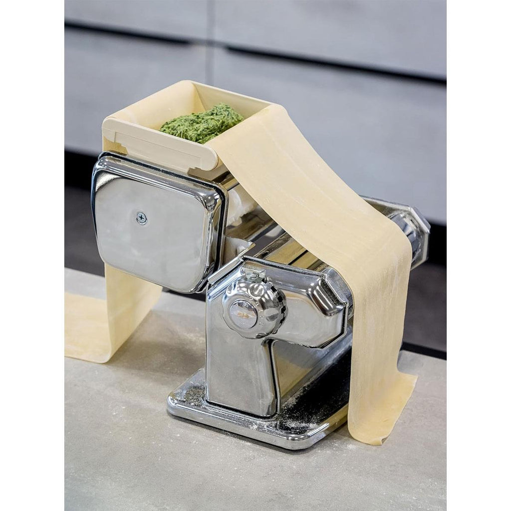 Imperia Italian Pasta Making Gift Set Complete Homemade Pasta Machine 9 Piece Kit Metal Silver