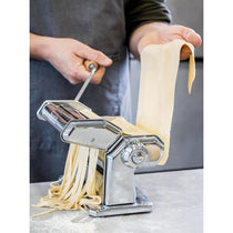 Imperia Italian Pasta Making Gift Set Complete Homemade Pasta Machine 9 Piece Kit Metal Silver
