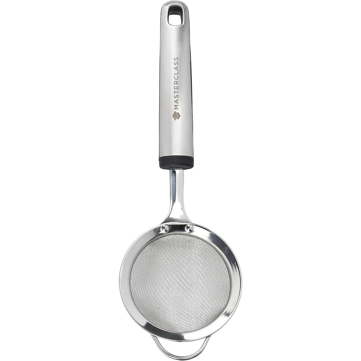 MasterClass Soft Grip Stainless Steel Sieve 8cm Silver