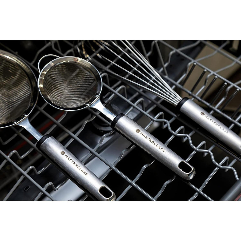 MasterClass Soft Grip Stainless Steel Sieve 8cm Silver