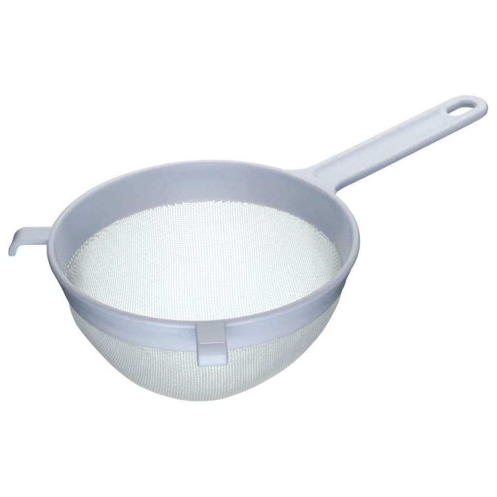KitchenCraft Sieve Plastic Large 18cm Heat Resistant Nylon Mesh White