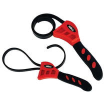Hilka 2-in-1 Strap Wrench Set with Non-Marking Rubber Strap 2 Piece
